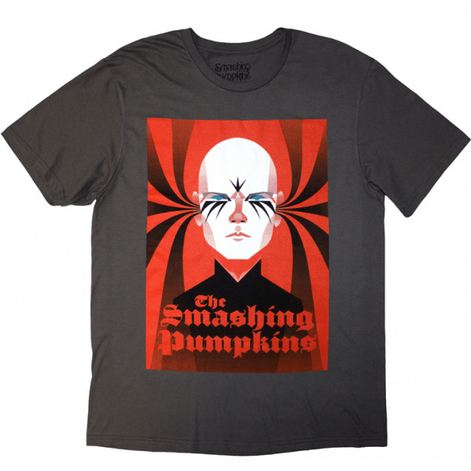 Rock Off Smashing Pumpkins Billy T-Shirt - Charcoal