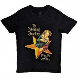Rock Off Smashing Pumpkins Mellon Collie T-shirt in Black