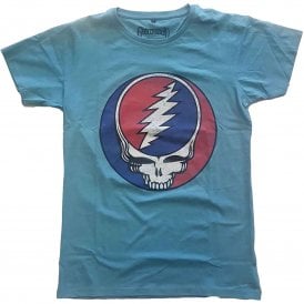 Rock Off Steal Your Face Grateful Dead T Shirt in Blue