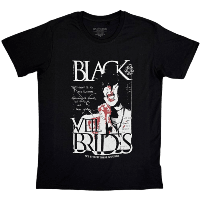 Rock Off Stitch These Wounds Bvb T Shirt Black