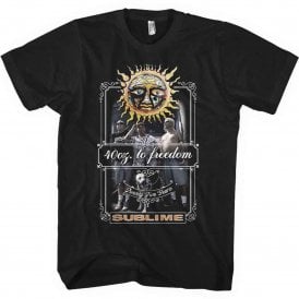 Rock Off Sublime 25 Years T Shirt in Black
