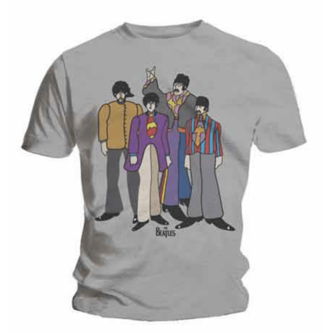Rock Off Submarine Characters T-Shirt - Charcoal