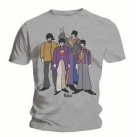 Rock Off Submarine Characters T-Shirt - Charcoal