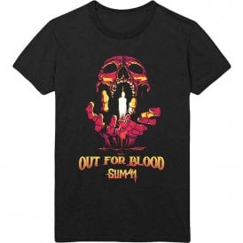 Rock Off Sum 41 Out For Blood T Shirt in Black
