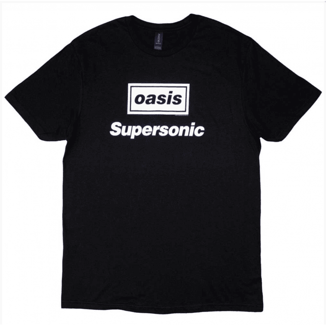Rock Off Supersonic Tile Oasis T-Shirt - Black