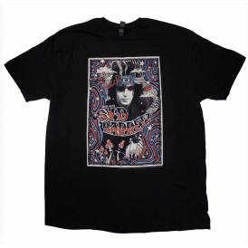 Rock Off Syd Barrett Melty Poster T Shirt in Black