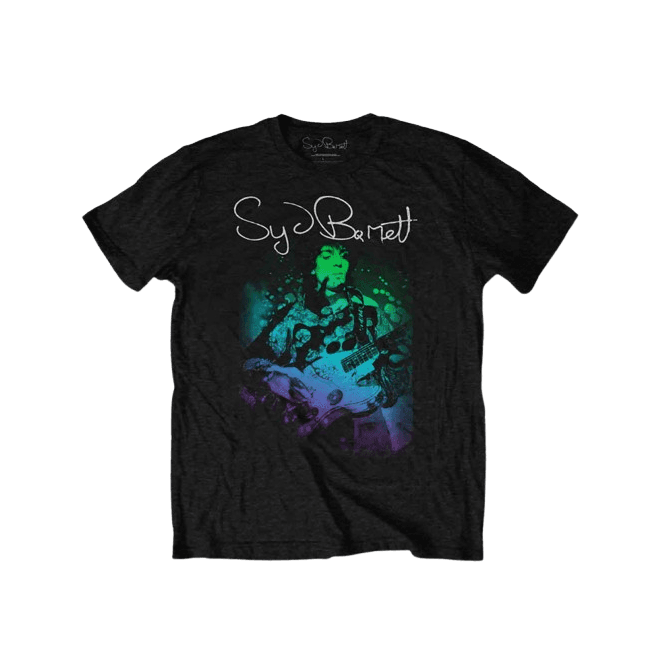 Rock Off Syd Barrett Psychedelic T Shirt Black