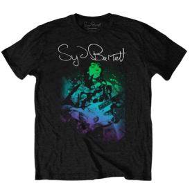 Rock Off Syd Barrett Psychedelic T Shirt Black
