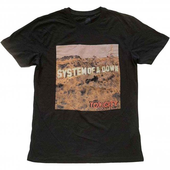 Rock Off System Of A Down Toxicity T Shirt in Black