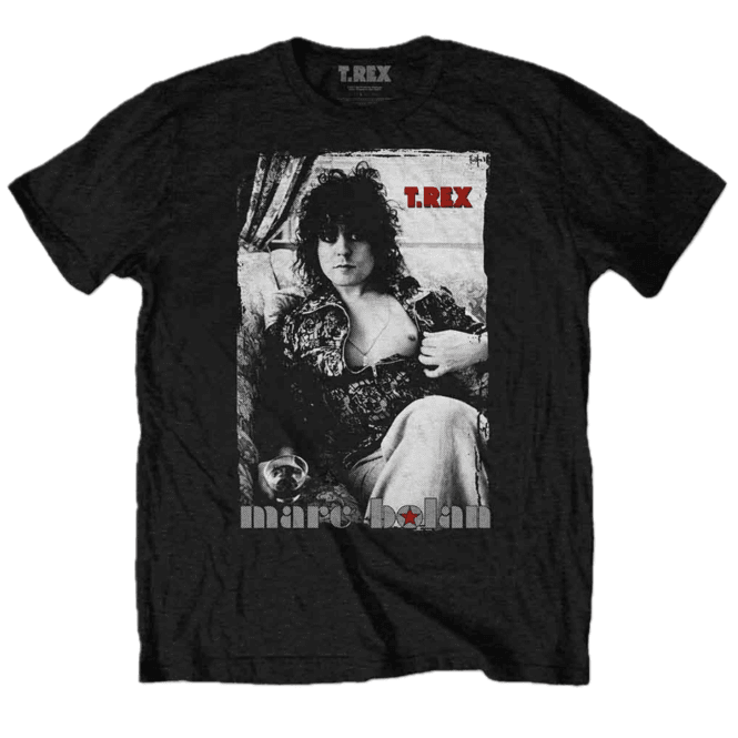 Rock Off T-Rex Nipple T-Shirt - Black