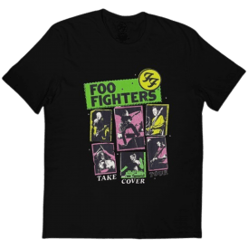 Rock Off Take Cover Tour Ff T Shirt in Black