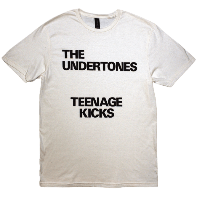 Rock Off Teenage Kicks Undertones T-Shirt - Natural