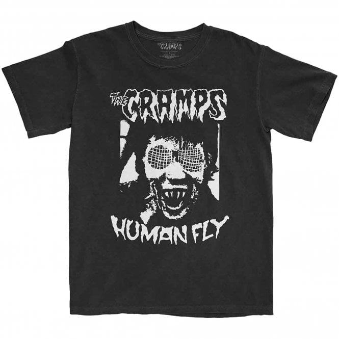 Rock Off The Cramps Human Fly T Shirt in Black