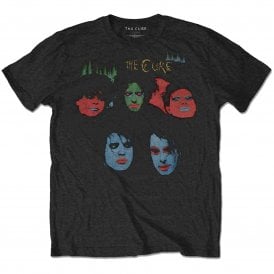 Rock Off The Cure In Between Days T Shirt in Black