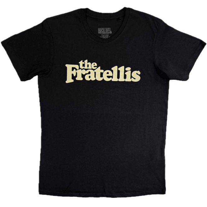 Rock Off The Fratellis Classic Logo T-Shirt - Black