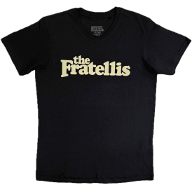Rock Off The Fratellis Classic Logo T-Shirt - Black