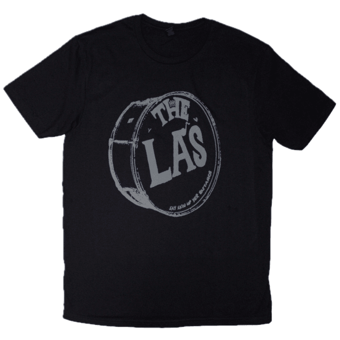 Rock Off The La's Drum Head Logo T-Shirt - Black