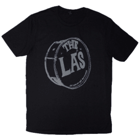 Rock Off The La's Drum Head Logo T-Shirt - Black