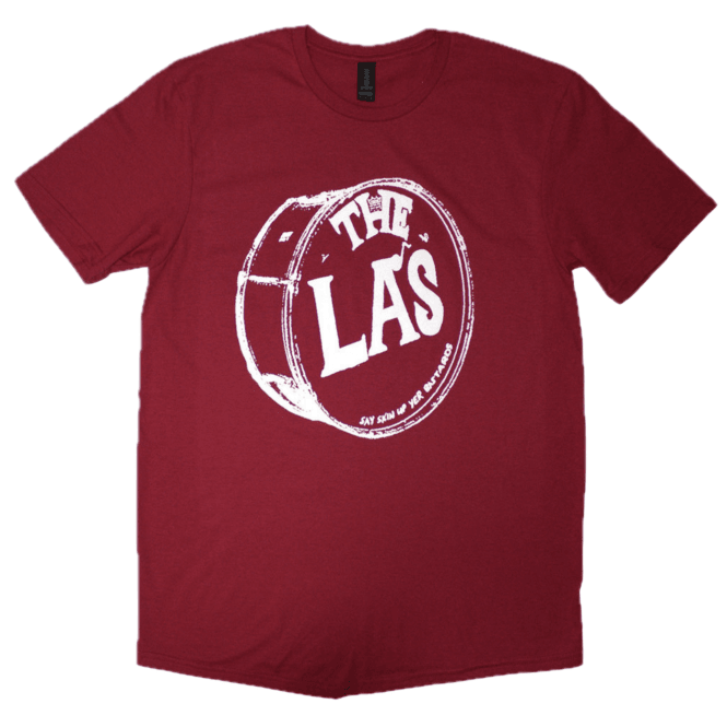 Rock Off The La's Drum Head Logo T-Shirt - Red