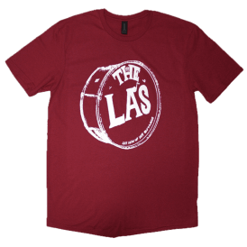 Rock Off The La's Drum Head Logo T-Shirt - Red