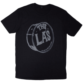 Rock Off The Las Drum Head T Shirt -Grey
