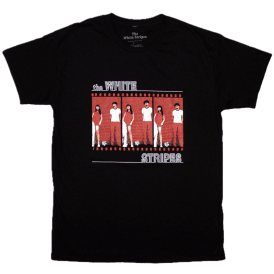 Rock Off The White Stripes Film Strip T-Shirt - Black