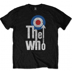 Rock Off The Who Elevated Target T Shirt in Black