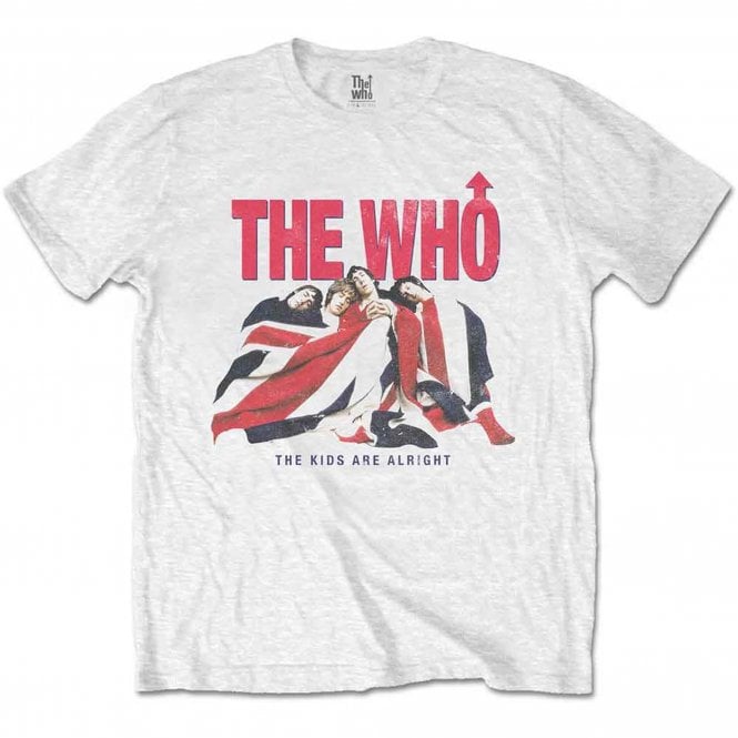 Rock Off The Who Kids Are Alright Vintage T Shirt in White