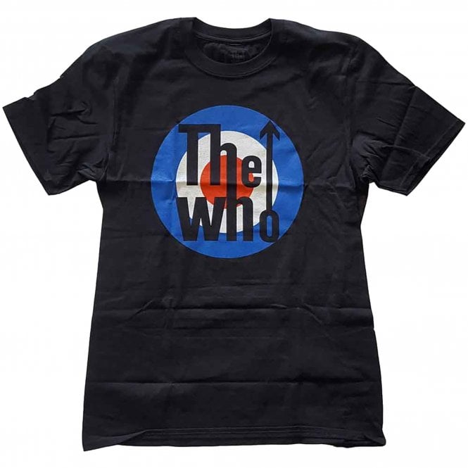 Rock Off The Who Target Classic T Shirt in Black