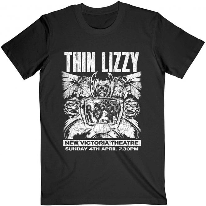 Rock Off Thin Lizzy Jailbreak Flyer Black