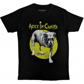 Rock Off Three Legged Dog V2 Alice In Chains T-Shirt - Black