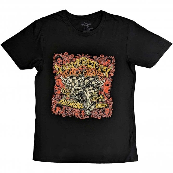 Rock Off Tom Petty Fillmore 1997 T Shirt in Black