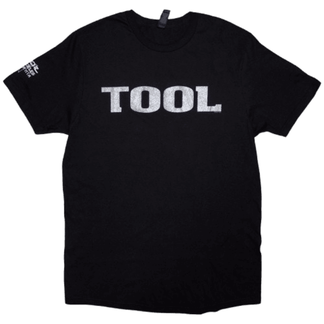 Rock Off Tool Metallic Silver Logo Black