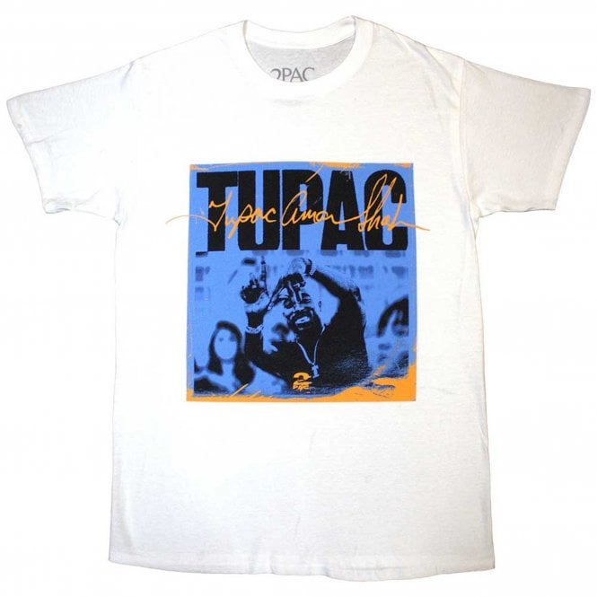 Rock Off Tupac LA Sign T Shirt in White