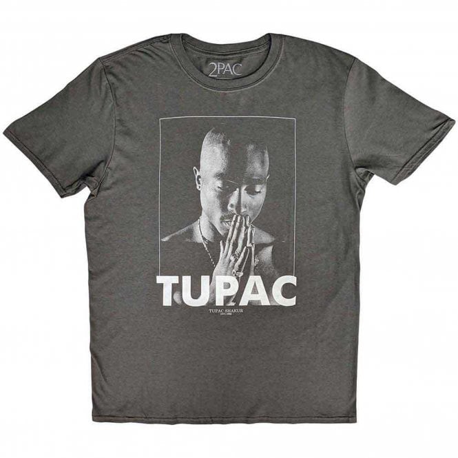 Rock Off Tupac Praying in Charcoal