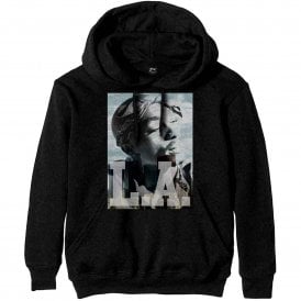 Rock Off Tupac Skyline Hoodie in Black