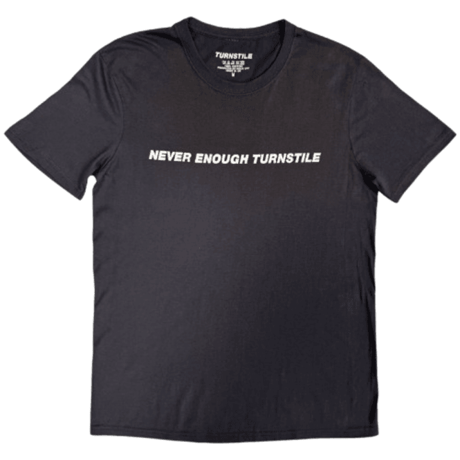 Rock Off Turnstile Right Place Right Time T Shirt in Charcoal