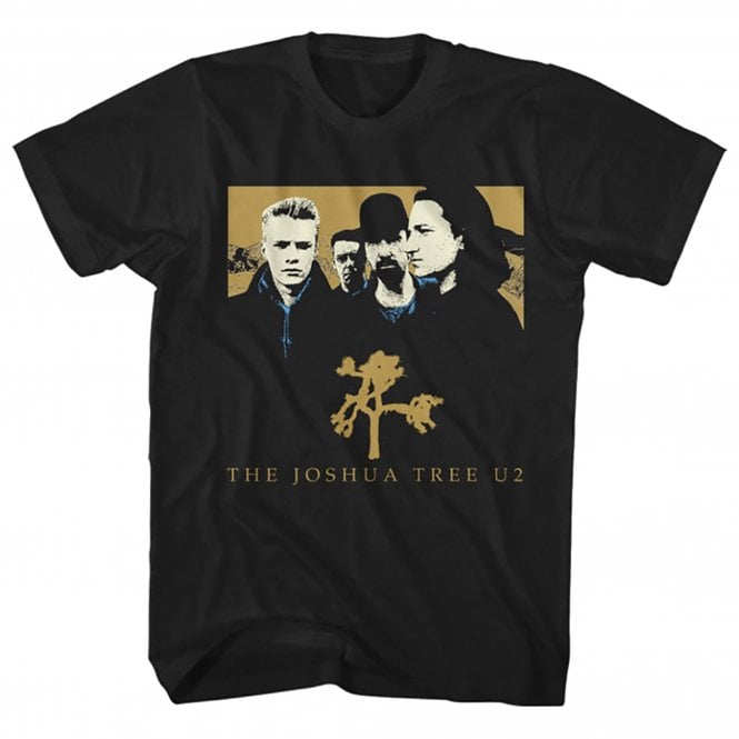 Rock Off U2 Joshua Tree T Shirt in Black