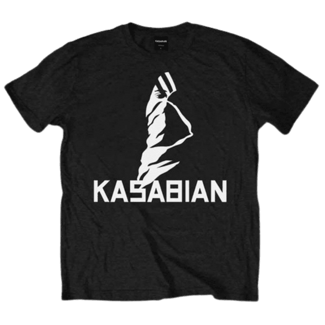 Rock Off Ultra Face Kasabian T Shirt in Black