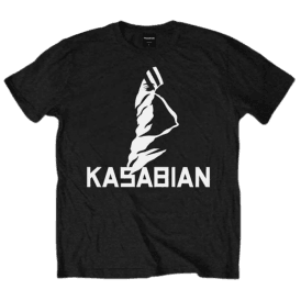 Rock Off Ultra Face Kasabian T Shirt in Black
