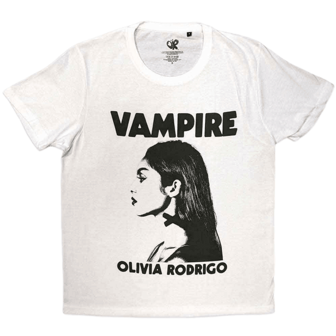 Rock Off Vampire Olivia Rodrigo T-Shirt - White