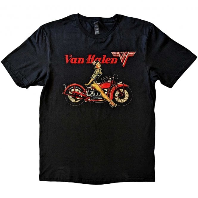 Rock Off Van Halen Pinup Motorcycle Black