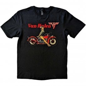 Rock Off Van Halen Pinup Motorcycle Black