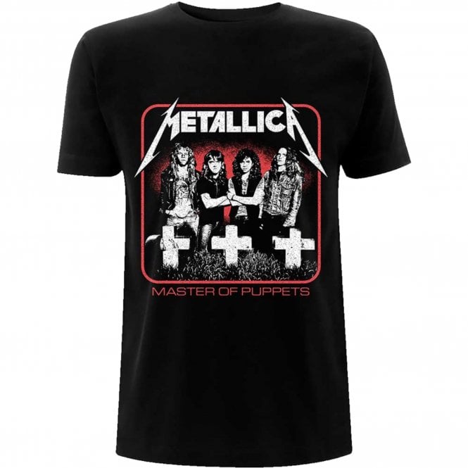Rock Off Vintage Mop Photo Metallica T Shirt in Black