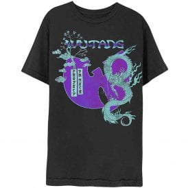 Rock Off Wu-Tang Clan Dragon Bonsai T Shirt in Black