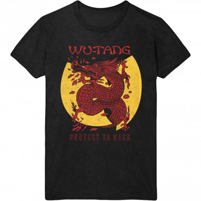 Rock Off Wu-Tang Clan Inferno T Shirt in Black
