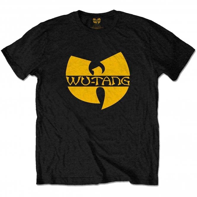 Rock Off Wu-Tang Clan Logo T Shirt in Black
