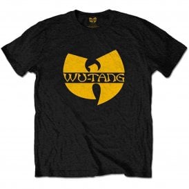 Rock Off Wu-Tang Clan Logo T Shirt in Black