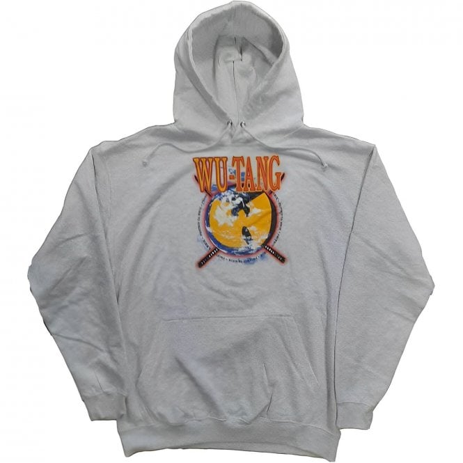 Rock Off Wu-Tang Clan Protect Ya Neck Hoody in Grey