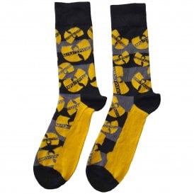 Rock Off Wu Tang Clan Socks in Yellow